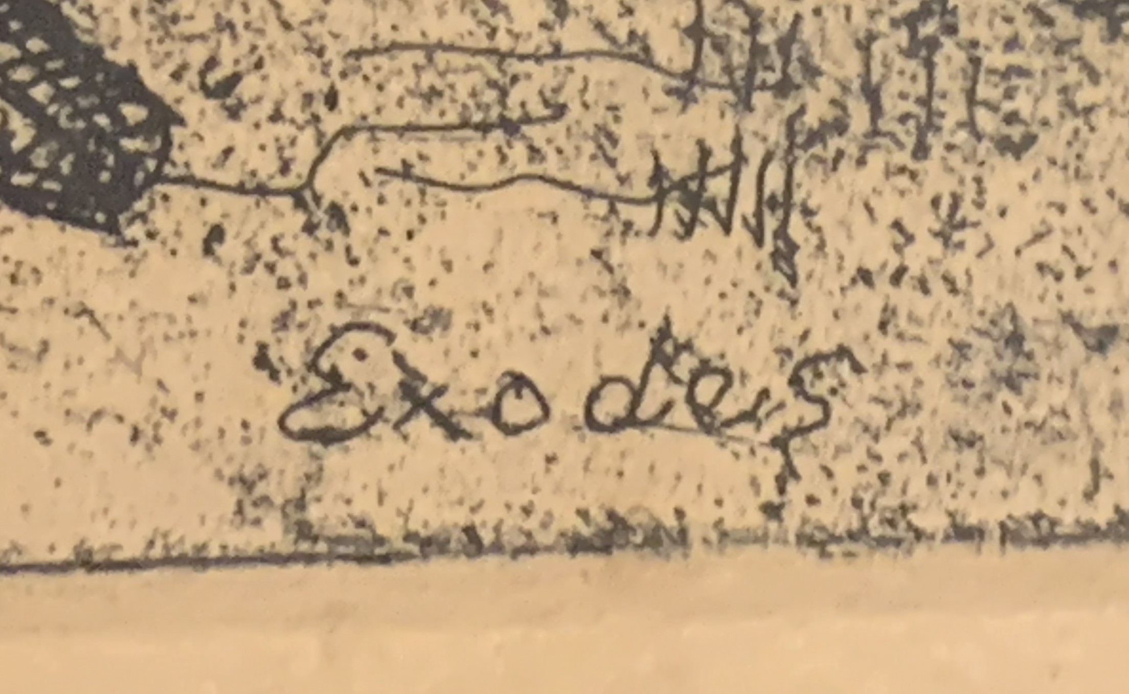 Detail Edmond Bille Exode