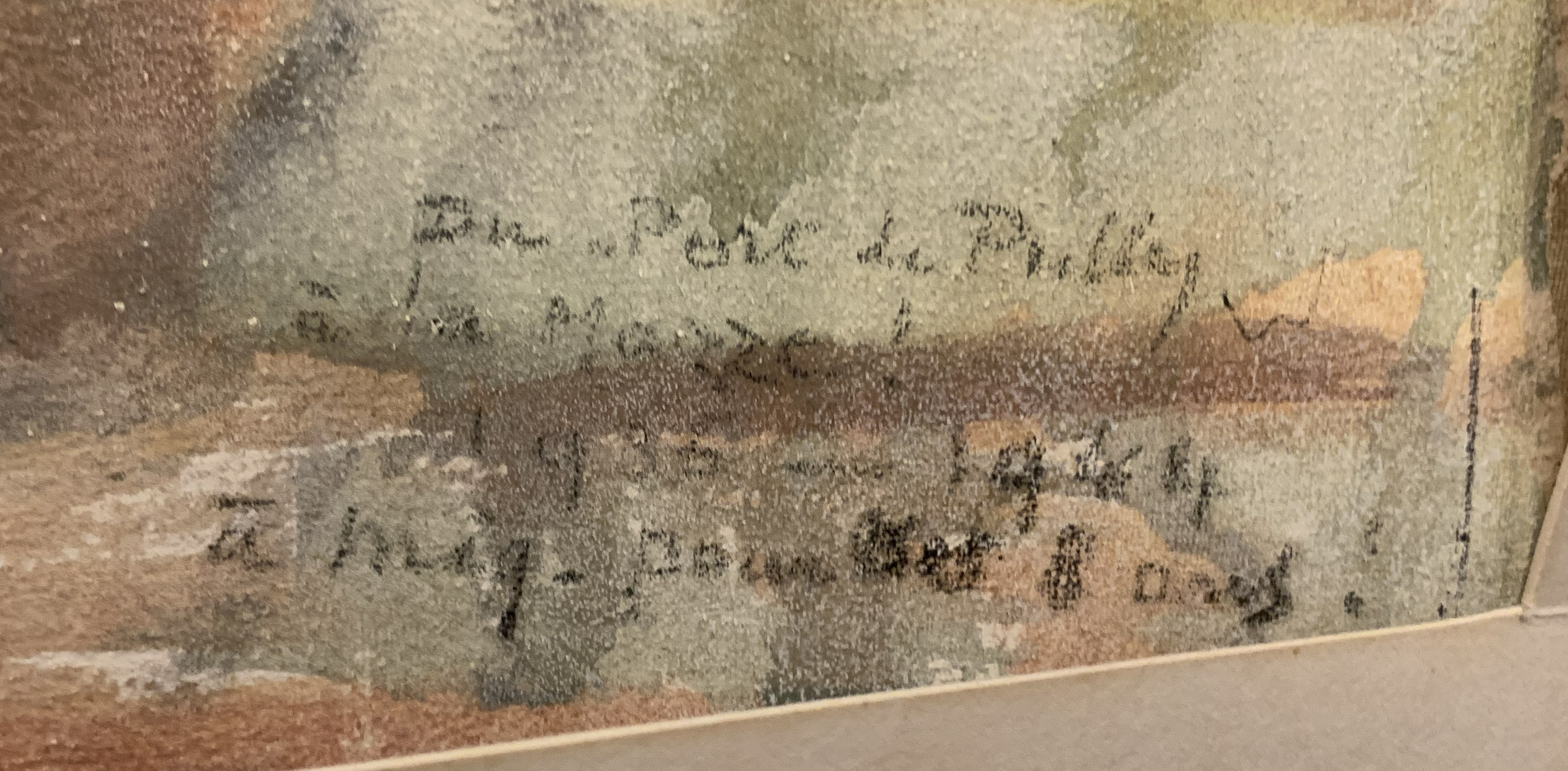Detail Edmond Bille Landscape mediterranean
