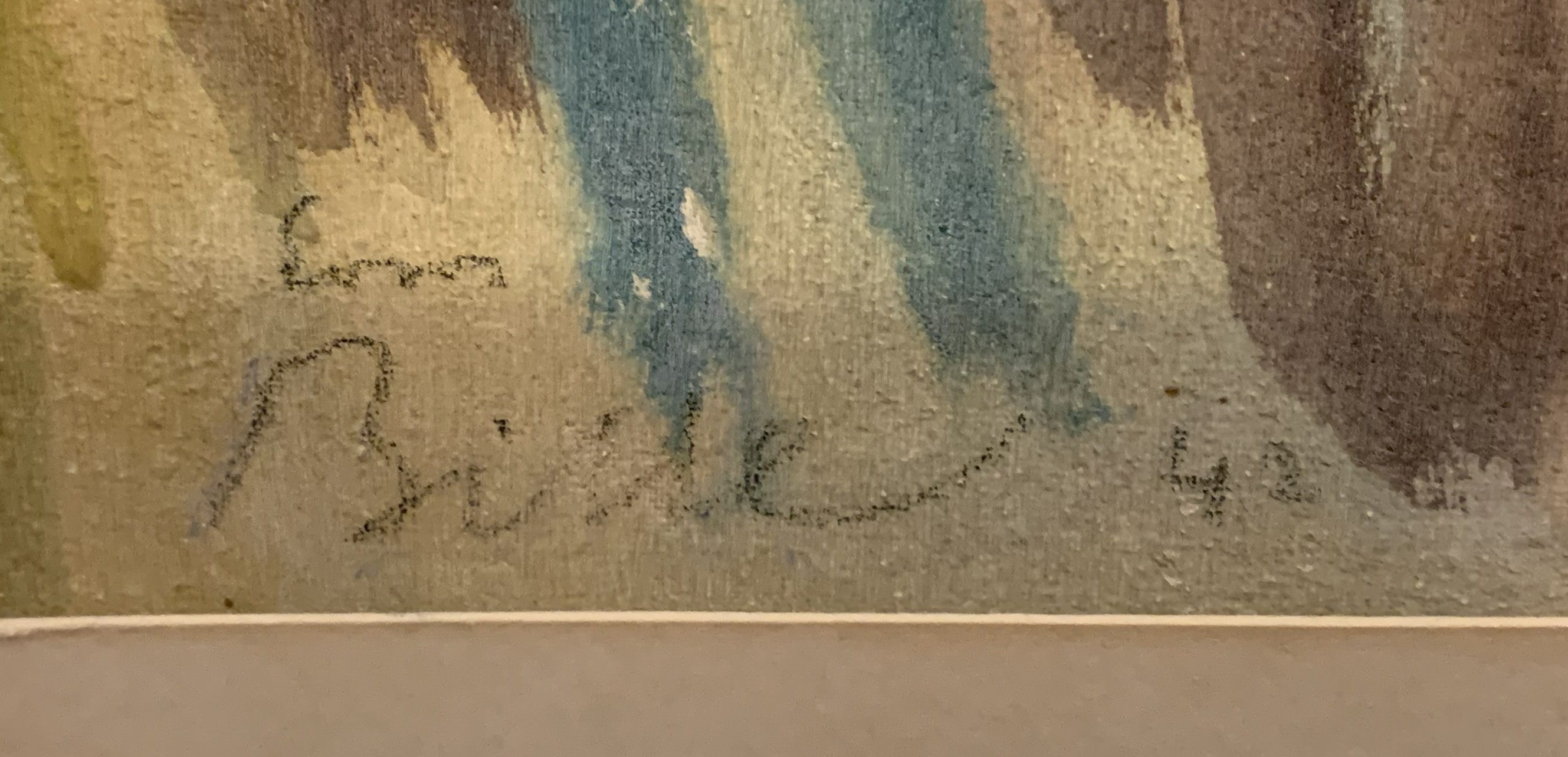 Signature Edmond Bille Landscape mediterranean
